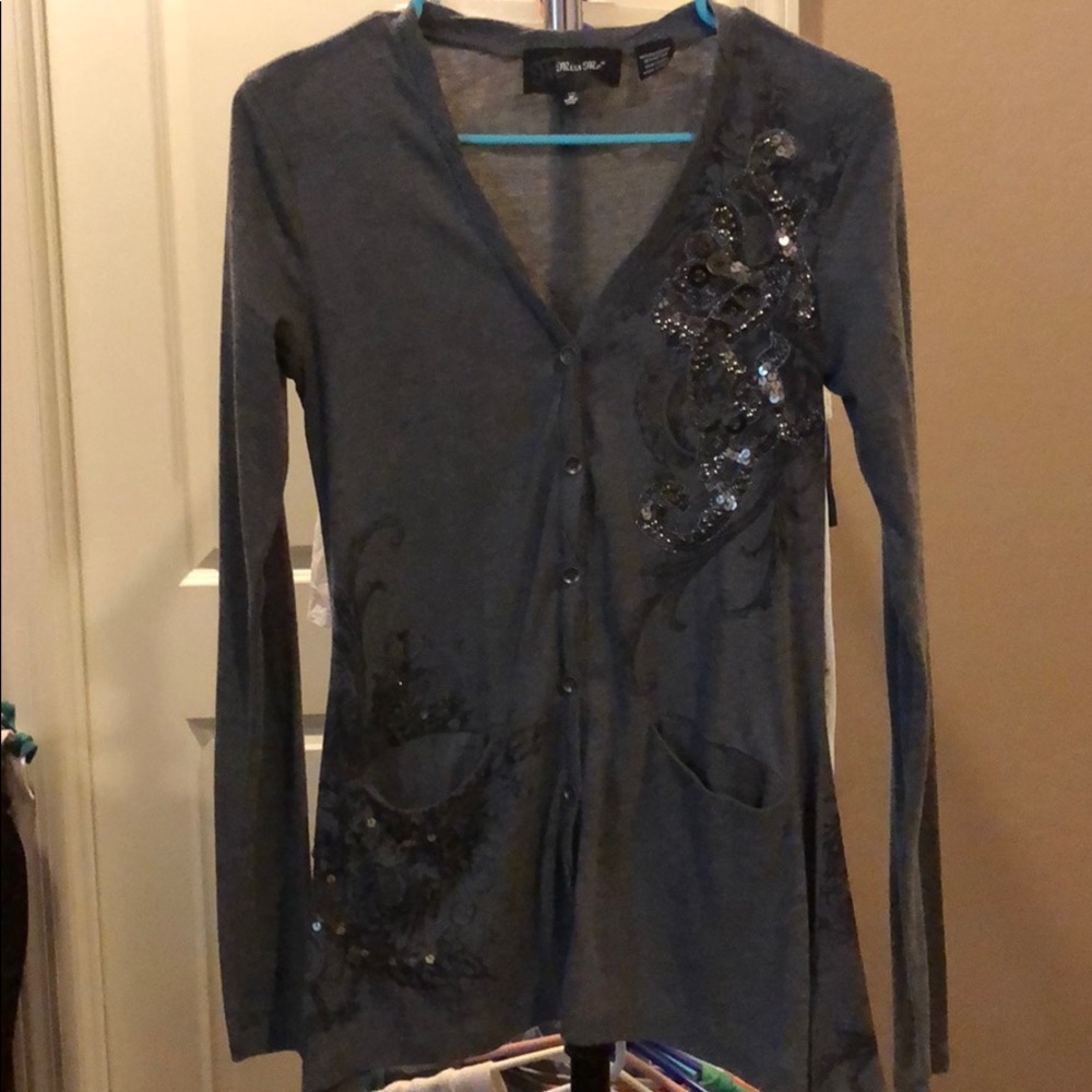 Miss Me button down cardigan